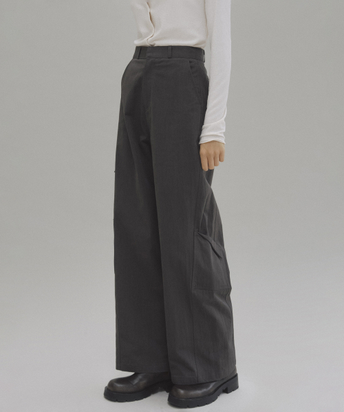 ANDNEEDS(アンドニーズ)の「Lio side pocket pants (charcoal gray)(その他パンツ・レディース・その他・SMALL/MEDIUM)」の1枚目の写真