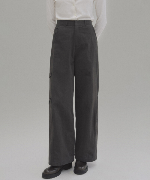 ANDNEEDS(アンドニーズ)の「Lio side pocket pants (charcoal gray)(その他パンツ・レディース・その他・SMALL/MEDIUM)」の3枚目の写真