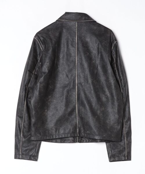 Guess（ゲス）の「GUESS Originals Pu Leather Jacket アウター ブルゾン（ブルゾン・メンズ・ブラック・MEDIUM/LARGE/X-LARGE/SMALL）」の6枚目の写真
