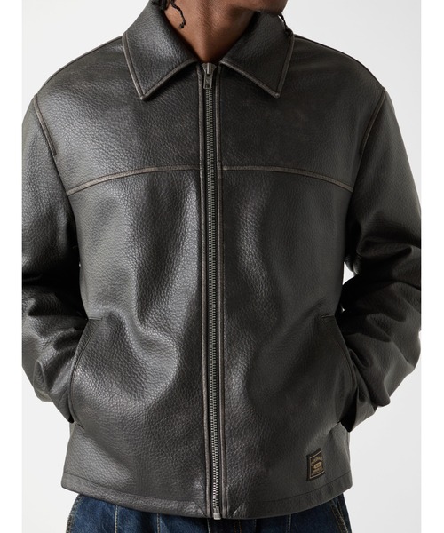 Guess（ゲス）の「GUESS Originals Pu Leather Jacket アウター ブルゾン（ブルゾン・メンズ・ブラック・MEDIUM/LARGE/X-LARGE/SMALL）」の8枚目の写真