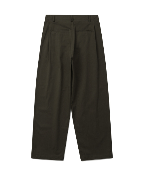 CONNECT KINLOCH（コネクトキンロック）の「ディープワンタックコットンパンツ（グレー）（その他パンツ・メンズ・その他・LARGE/MEDIUM/X-LARGE）」の2枚目の写真