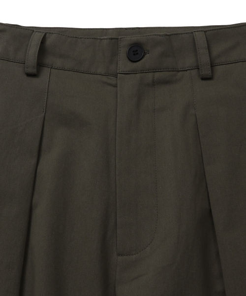 CONNECT KINLOCH（コネクトキンロック）の「ディープワンタックコットンパンツ（グレー）（その他パンツ・メンズ・その他・LARGE/MEDIUM/X-LARGE）」の3枚目の写真