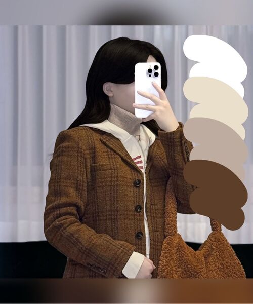 HEEARI（ヒアリー）の「アンジュファートートバッグ_ブラウン（トートバッグ・レディース・その他・FREE）」の5枚目の写真