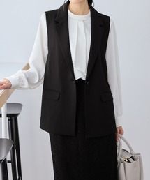 Honeys | 【ストレッチ・ウォッシャブル・イージーケア】テーラードジレ(ベスト)