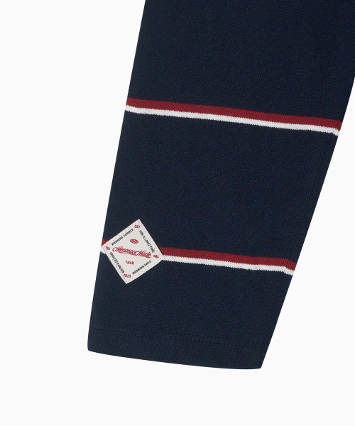 MENASOO(ミナス)の「MNS Striped Cotton Collar T Shirt_Navy(ポロシャツ・レディース・ネイビー・F)」の18枚目の写真