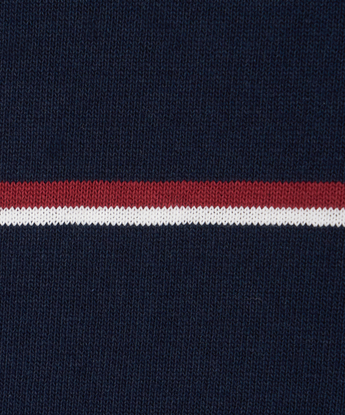 MENASOO(ミナス)の「MNS Striped Cotton Collar T Shirt_Navy(ポロシャツ・レディース・ネイビー・F)」の21枚目の写真