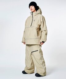 DOLL OUTERWEAR（ドラ アウターウェア）の「[DOLL x FOGUS]AVA Snowboard Suit Set (Anorak Jacket &amp; Pants) Khaki Unisex（セットアップ・メンズ）」