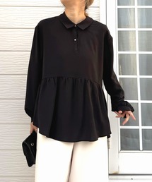 Q | ペプラムブラウス(シャツ/ブラウス)