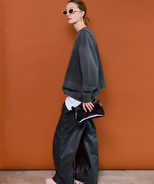 MAISON SPECIAL（メゾンスペシャル）の「Clear Skinny Bag/クリアスキニーバッグ（ハンドバッグ・レディース・ピンク/クリア/ブラック・FREE）」の15枚目の写真