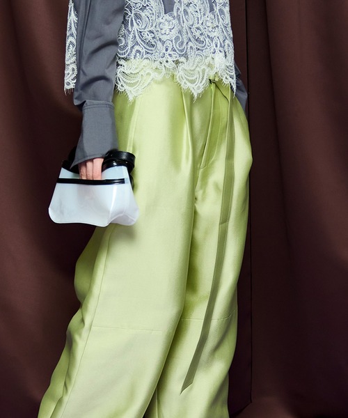 MAISON SPECIAL（メゾンスペシャル）の「Clear Skinny Bag/クリアスキニーバッグ（ハンドバッグ・レディース・ピンク/クリア/ブラック・FREE）」の12枚目の写真