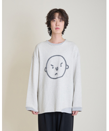 WHYSOCEREALZ（ワイソー シリアルズ）の「So Serious Sweat-Sleeve - oatmeal（スウェット）」