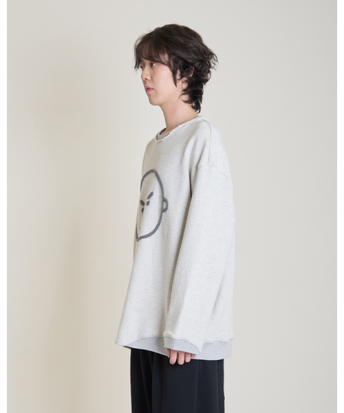 WHYSOCEREALZ（ワイソー シリアルズ）の「So Serious Sweat-Sleeve - oatmeal（スウェット・メンズ・その他・X-LARGE/MEDIUM/LARGE）」の2枚目の写真