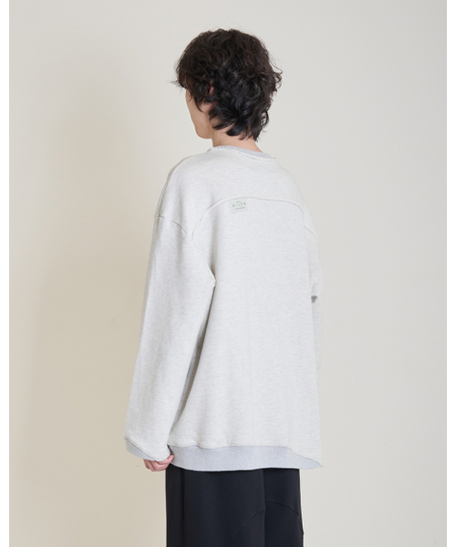 WHYSOCEREALZ（ワイソー シリアルズ）の「So Serious Sweat-Sleeve - oatmeal（スウェット・メンズ・その他・X-LARGE/MEDIUM/LARGE）」の3枚目の写真