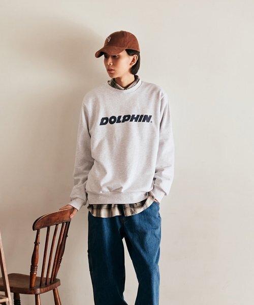 DOLPHIN WAVE APPAREL(ドルフィンウェーブアパレル)の「ドルフィン アセンティック ロゴ スウェット クールグレー(スウェット・メンズ・その他・MEDIUM/LARGE/X-LARGE)」の7枚目の写真