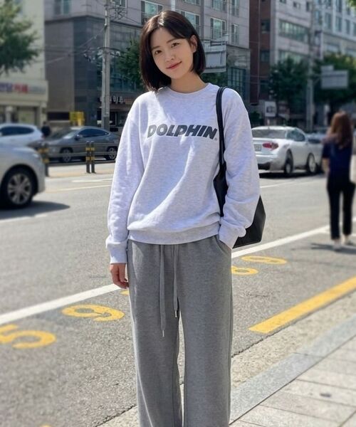DOLPHIN WAVE APPAREL(ドルフィンウェーブアパレル)の「ドルフィン アセンティック ロゴ スウェット クールグレー(スウェット・メンズ・その他・MEDIUM/LARGE/X-LARGE)」の8枚目の写真