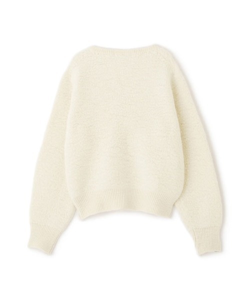 ETRE TOKYO（エトレトウキョウ）の「バンピーストールニットプルオーバー（ニット/セーター・レディース・ネイビー/ホワイト・FREE）」の19枚目の写真