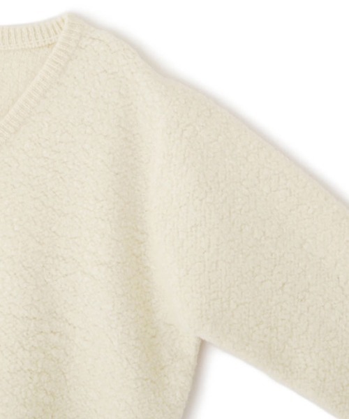 ETRE TOKYO（エトレトウキョウ）の「バンピーストールニットプルオーバー（ニット/セーター・レディース・ネイビー/ホワイト・FREE）」の21枚目の写真