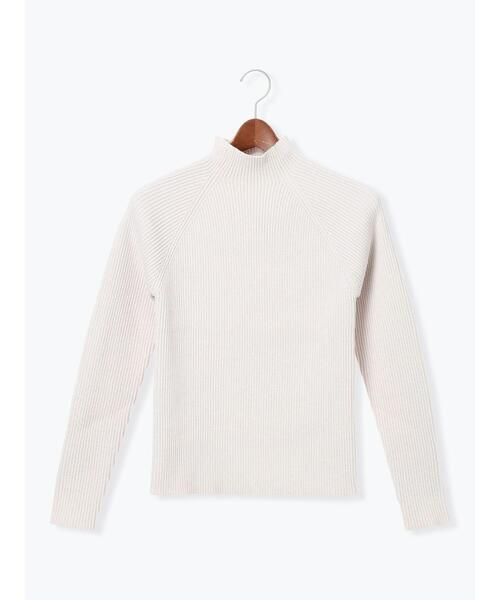 Te chichi（テチチ）の「モールリブスタンドネックニット（ニット/セーター・レディース・グリーン/チャコールグレー/オフホワイト・F）」の17枚目の写真