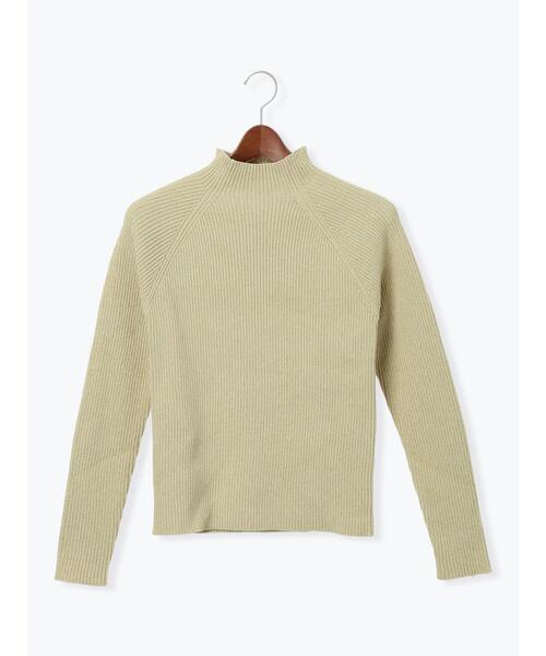Te chichi（テチチ）の「モールリブスタンドネックニット（ニット/セーター・レディース・グリーン/チャコールグレー/オフホワイト・F）」の18枚目の写真