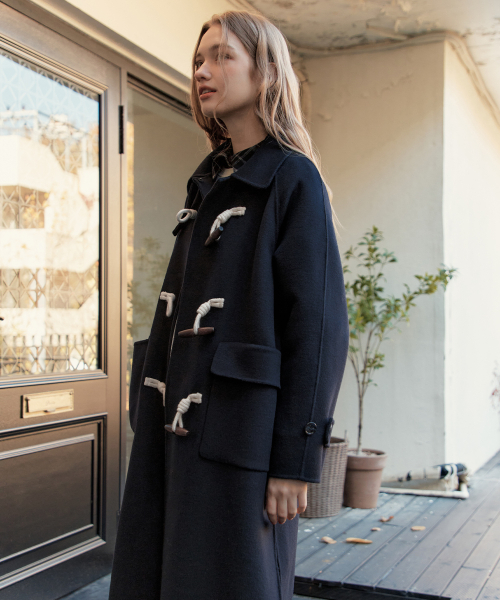 セール】[2カラー] カシミヤダッフルコート（ダッフルコート