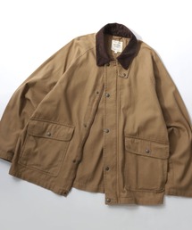 Lazar | Denim & Canvas Hunting Jacket/オーバーサイズ 襟コーデュロイ デニム キャンバス ハンティングジャケット/カバーオールジャケット/ブルゾン/レディース メンズ(ブルゾン)