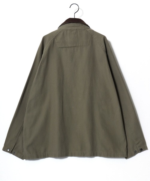 Lazar（ラザル）の「Denim & Canvas Hunting Jacket/オーバーサイズ 襟コーデュロイ デニム キャンバス ハンティングジャケット/カバーオールジャケット/ブルゾン/レディース メンズ（ブルゾン・メンズ・ブラウン/カーキ/ブラック/オフホワイト/ブラック系その他/ブルー・M/LL/L）」の22枚目の写真