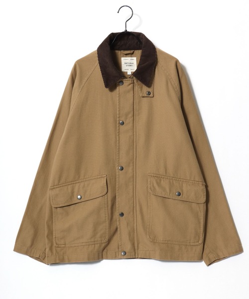 Lazar（ラザル）の「Denim & Canvas Hunting Jacket/オーバーサイズ 襟コーデュロイ デニム キャンバス ハンティングジャケット/カバーオールジャケット/ブルゾン/レディース メンズ（ブルゾン・メンズ・ブラウン/カーキ/ブラック/オフホワイト/ブラック系その他/ブルー・M/LL/L）」の19枚目の写真