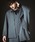 NO ID.�i�m�[�A�C�f�B�j�́u�yNO ID.�zLayered Cape Zip Shirt / ���C���[�h �P�[�v �W�b�v �V���c�i�V���c/�u���E�X�j�v�b�O���[