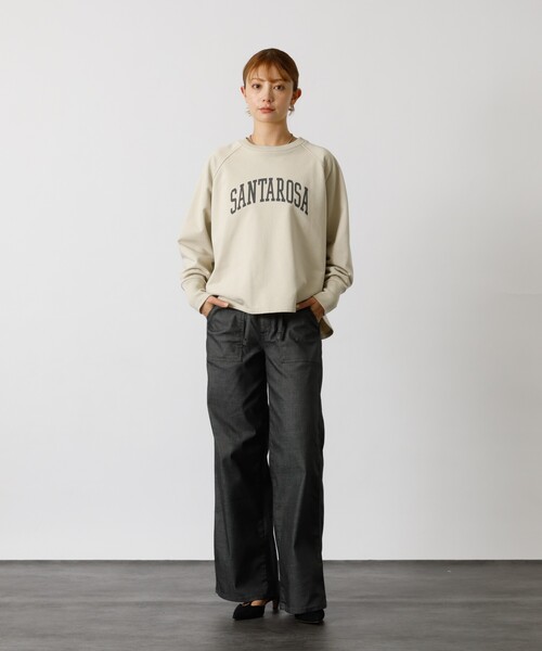 MICA&DEAL(マイカ&ディール)の「【MICA&DEAL /マイカアンドディール】"SANTAROSA"raglan Pullover / ラグランプルオーバー / スウェット(スウェット・レディース・ベージュ/ネイビー・フリー)」の5枚目の写真