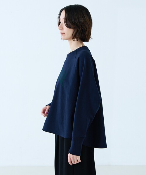 MICA&DEAL(マイカ&ディール)の「【MICA&DEAL /マイカアンドディール】"SANTAROSA"raglan Pullover / ラグランプルオーバー / スウェット(スウェット・レディース・ベージュ/ネイビー・フリー)」の8枚目の写真