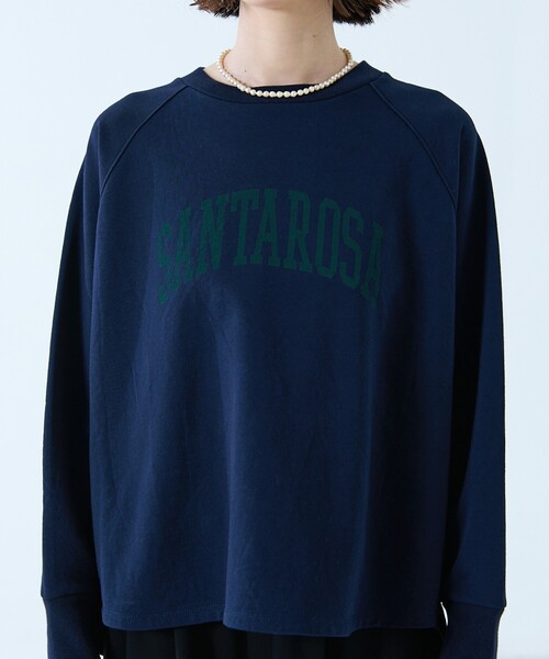MICA&DEAL(マイカ&ディール)の「【MICA&DEAL /マイカアンドディール】"SANTAROSA"raglan Pullover / ラグランプルオーバー / スウェット(スウェット・レディース・ベージュ/ネイビー・フリー)」の12枚目の写真