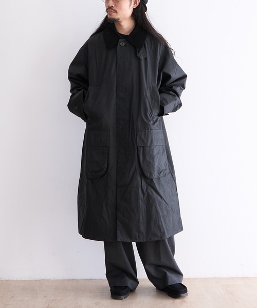 JOHN PARTRIDGE(ジョンパートリッジ)の「JOHN PARTRIDGE BALMACAAN COAT(その他アウター・メンズ・ネイビー/チェック/ブラック/セージグリーン・1/2/3/4)」の2枚目の写真