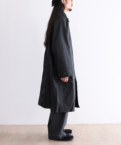 JOHN PARTRIDGE(ジョンパートリッジ)の「JOHN PARTRIDGE BALMACAAN COAT(その他アウター・メンズ・ネイビー/チェック/ブラック/セージグリーン・1/2/3/4)」の13枚目の写真