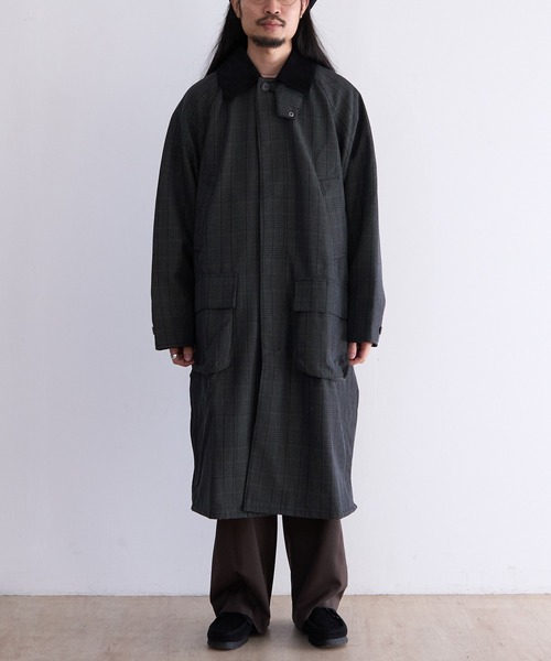 JOHN PARTRIDGE(ジョンパートリッジ)の「JOHN PARTRIDGE BALMACAAN COAT(その他アウター・メンズ・ネイビー/チェック/ブラック/セージグリーン・1/2/3/4)」の16枚目の写真