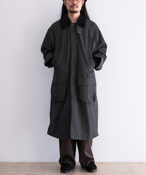 JOHN PARTRIDGE(ジョンパートリッジ)の「JOHN PARTRIDGE BALMACAAN COAT(その他アウター・メンズ・ネイビー/チェック/ブラック/セージグリーン・1/2/3/4)」の19枚目の写真