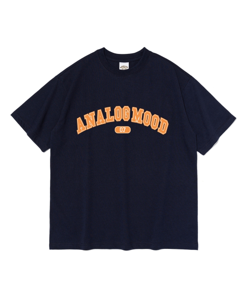 ANALOG MOOD(アナログムード)の「アーチロゴ半袖Tシャツ(ネイビー)(Tシャツ/カットソー・レディース・その他・S/M/L/XL/2XL)」の1枚目の写真