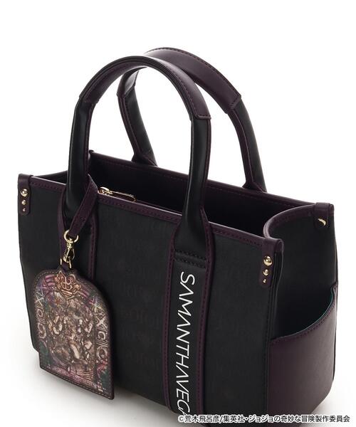 SAMANTHAVEGA（サマンサベガ）の「アニメ『ジョジョの奇妙な冒険 戦闘潮流』「カーズ」コラボコレクション　ハンドバッグ（ハンドバッグ・レディース・ブラック・FREE）」の3枚目の写真