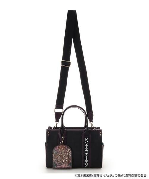 SAMANTHAVEGA（サマンサベガ）の「アニメ『ジョジョの奇妙な冒険 戦闘潮流』「カーズ」コラボコレクション　ハンドバッグ（ハンドバッグ・レディース・ブラック・FREE）」の7枚目の写真