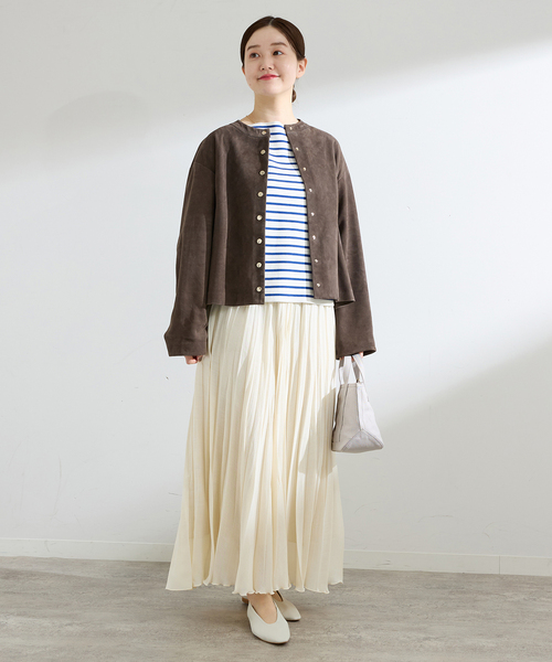 IENA（イエナ）の「ダブルボーダープルオーバー（ニット/セーター・レディース・ブラック系その他/ブルー・FREE）」の4枚目の写真