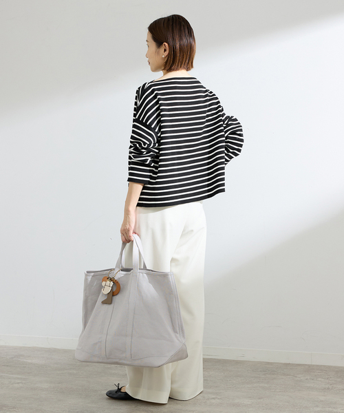 IENA（イエナ）の「ダブルボーダープルオーバー（ニット/セーター・レディース・ブラック系その他/ブルー・FREE）」の10枚目の写真