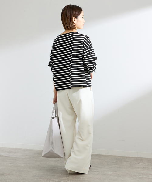 IENA（イエナ）の「ダブルボーダープルオーバー（ニット/セーター・レディース・ブラック系その他/ブルー・FREE）」の11枚目の写真