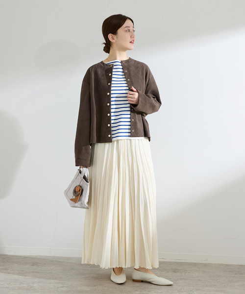 IENA（イエナ）の「ダブルボーダープルオーバー（ニット/セーター・レディース・ブラック系その他/ブルー・FREE）」の13枚目の写真