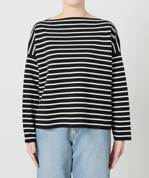 IENA（イエナ）の「ダブルボーダープルオーバー（ニット/セーター・レディース・ブラック系その他/ブルー・FREE）」の14枚目の写真