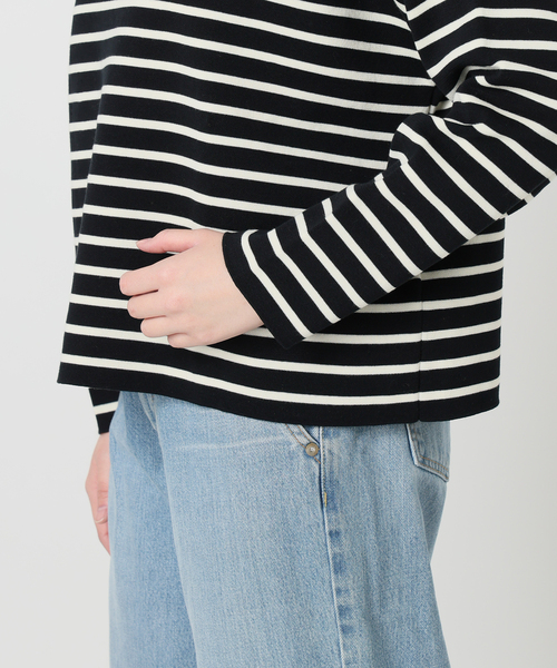 IENA（イエナ）の「ダブルボーダープルオーバー（ニット/セーター・レディース・ブラック系その他/ブルー・FREE）」の19枚目の写真