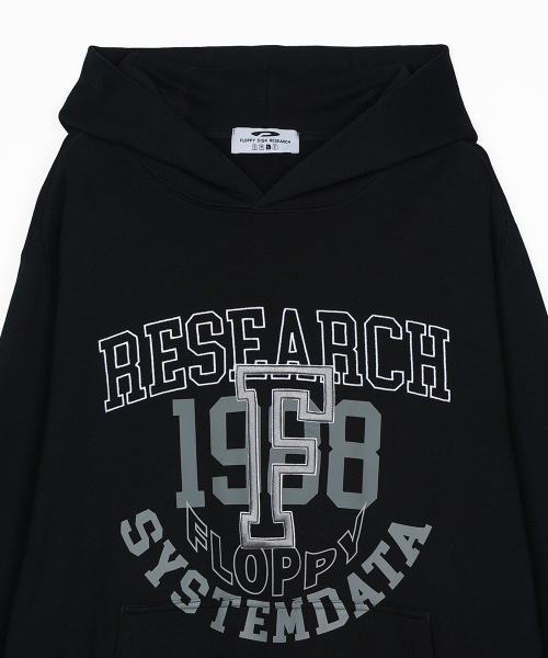 FDR(エフディーアール)の「Volume Layered F Lettering Hoodie Black(パーカー・メンズ・その他・SMALL/LARGE/MEDIUM)」の8枚目の写真