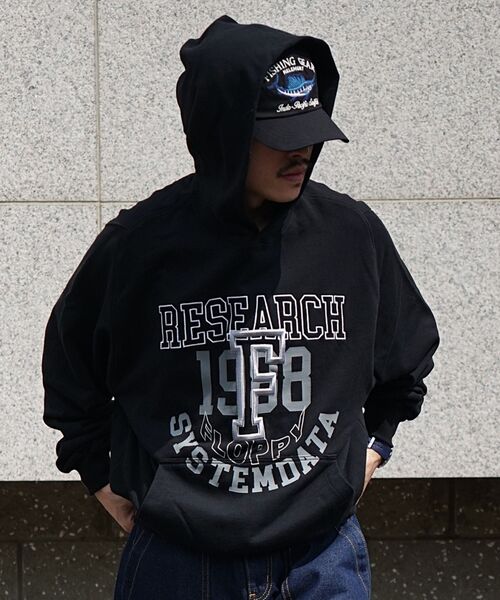 FDR(エフディーアール)の「Volume Layered F Lettering Hoodie Black(パーカー・メンズ・その他・SMALL/LARGE/MEDIUM)」の5枚目の写真