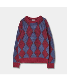 AFTERPRAY（アフタープレイ）の「ダイヤヘアリーニットバーガンディ（ニット/セーター）」