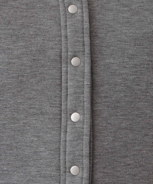 A part by（アパートバイ）の「ボンディングノーカラージャケット（ノーカラージャケット・レディース・グレー系その他5/ブラック・FREE）」の18枚目の写真