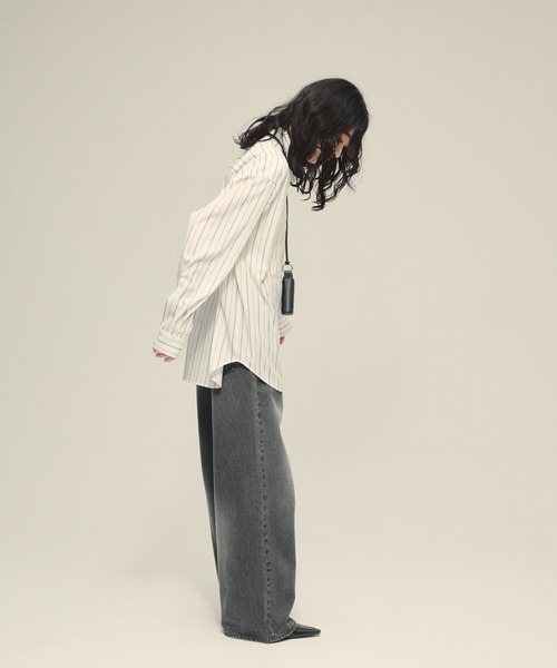 JEANASIS（ジーナシス）の「【eL】Assort Pattern Regular Shirt/645577（シャツ/ブラウス・レディース・ストライプ/ドット・FREE）」の4枚目の写真