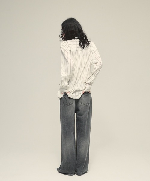 JEANASIS（ジーナシス）の「【eL】Assort Pattern Regular Shirt/645577（シャツ/ブラウス・レディース・ストライプ/ドット・FREE）」の5枚目の写真